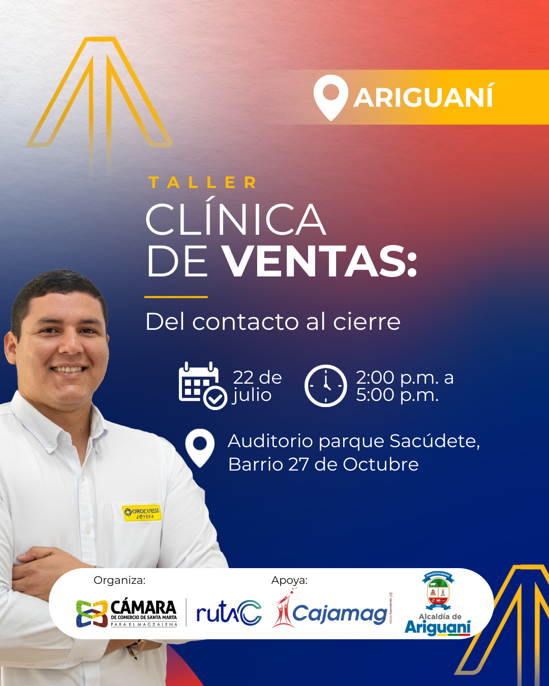 Taller Ruta C | Ariguaní: Clínica De Ventas "Del Contacto Al Cierre"
