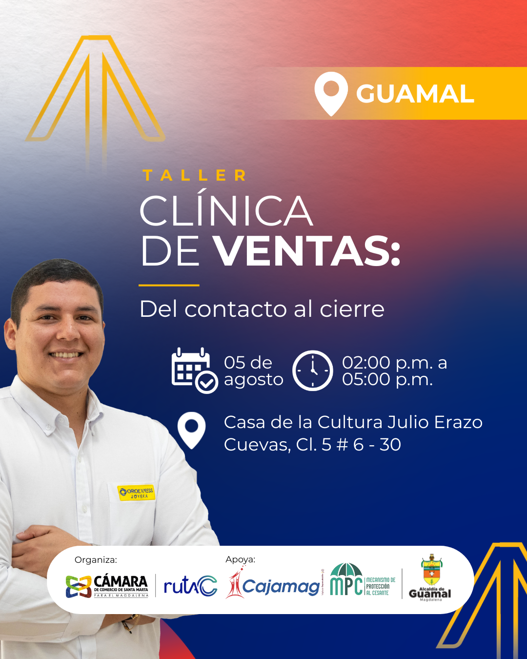 Taller Ruta C | Guamal: Clínica De Ventas "Del Contacto Al Cierre"