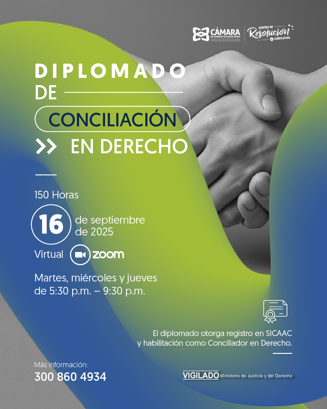 DIPLOMADO DE CONCILIACIÓN EN DERECHO 